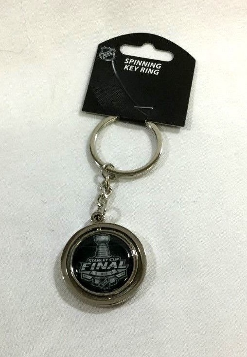 2018 Stanley Cup Finals Washington Capitals Las Vegas Knights Spinning Keychain