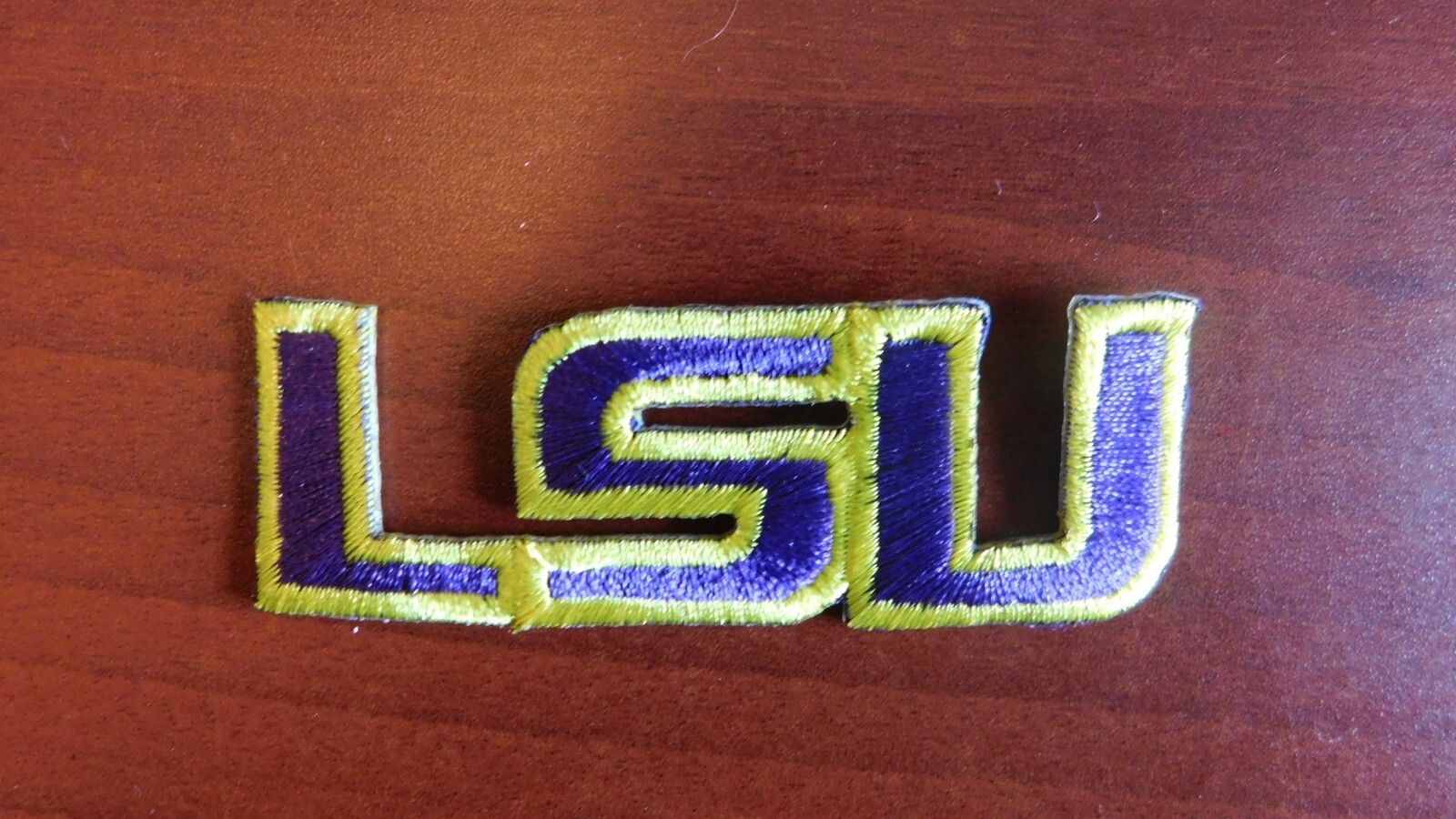 LSU Tigers 3”X2” Iron On Embroidered Patch FREE Shipping!!