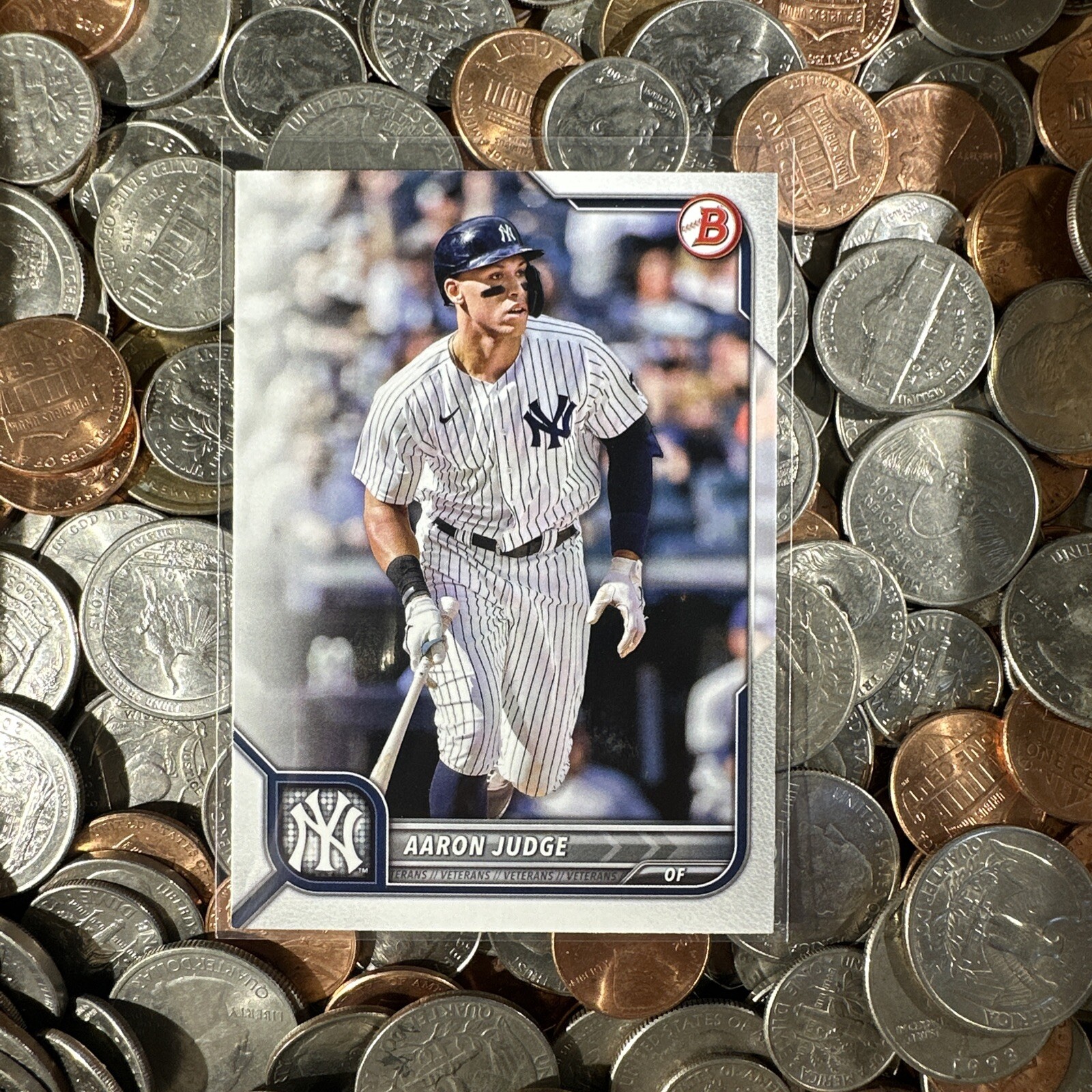 2022 Bowman Paper Veteran #2 Aaron Judge NEW YORK YANKEES $$$