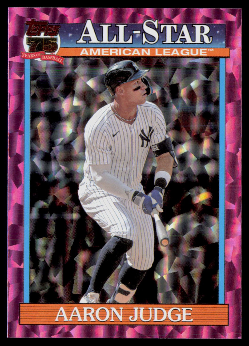 2026 Topps Aaron Judge 1991 Topps All-Stars Pink Crackle #91AS-1 Yankees