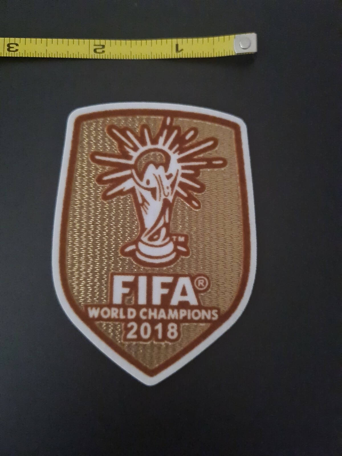 World Cup Champions Winner 2018 patch France Les Bleus Soccer badge Francia…#3