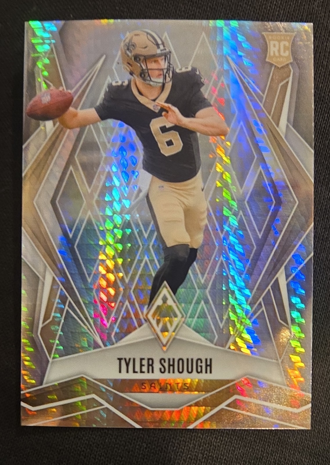 2025 Panini Phoenix – Rookies Tyler Shough #169 Silver Hyper (RC)
