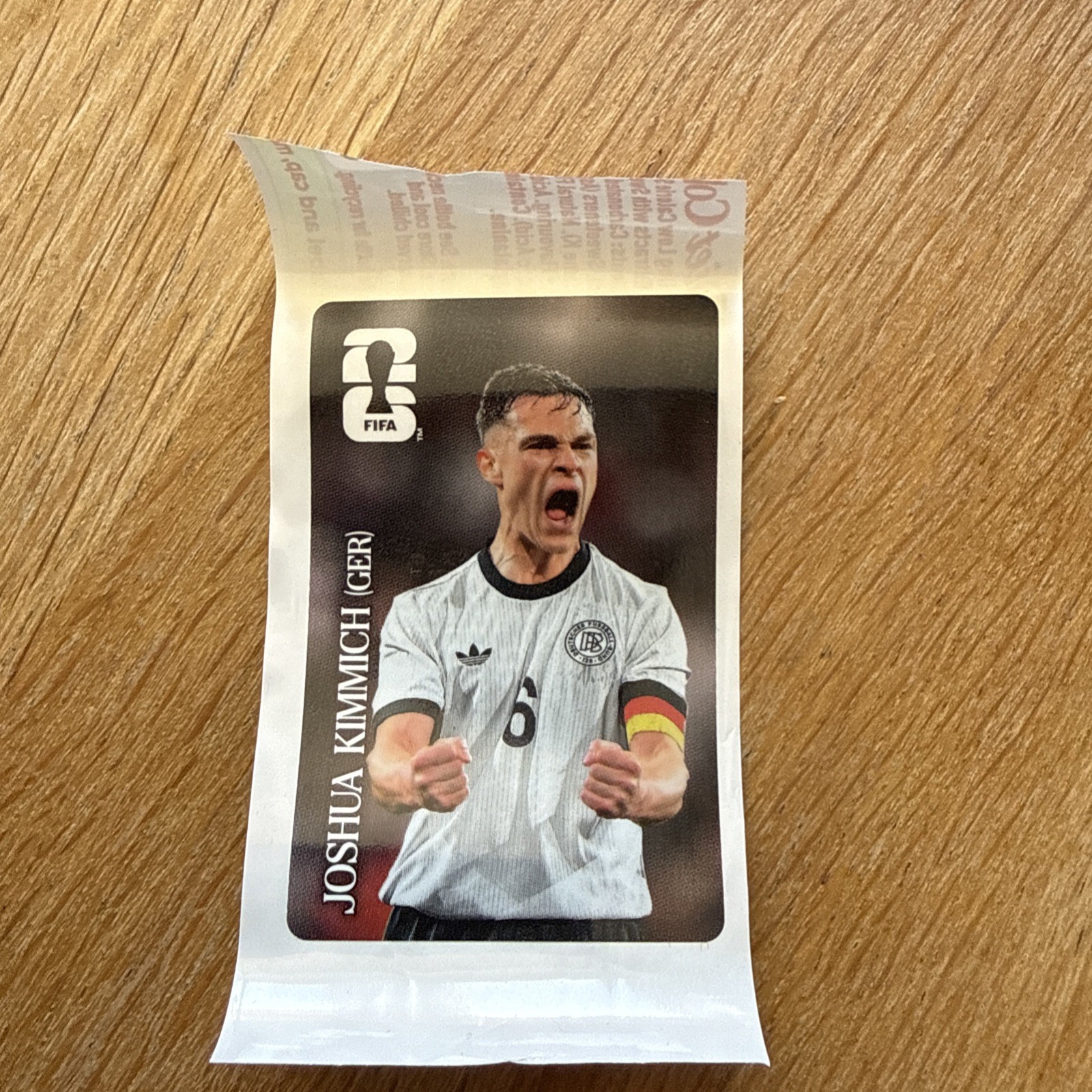 Coca Cola Panini FIFA World Cup Joshua Kimmich #CC2 Soccer football sticker