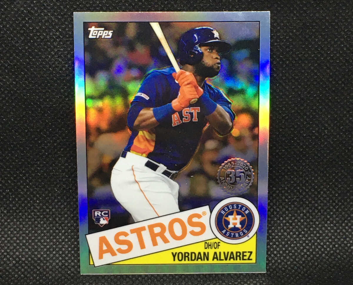 2020 Topps Chrome Yordan Alvarez RC Houston Astros Rookie #4 Refractor!