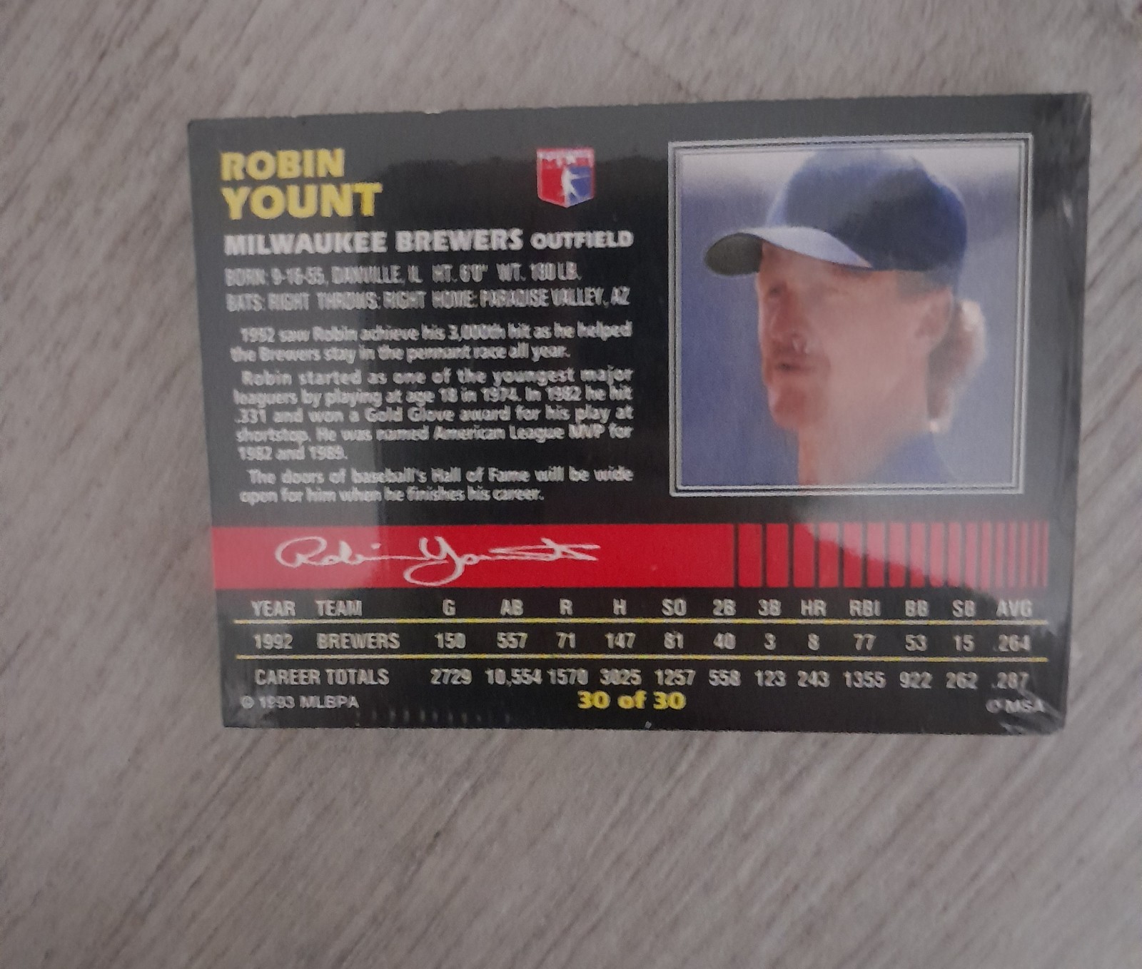 1993 MSA Post Factory Sealed Baseball Set