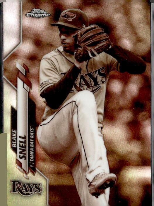 2020 Topps Chrome #68 Blake Snell Sepia Refractor