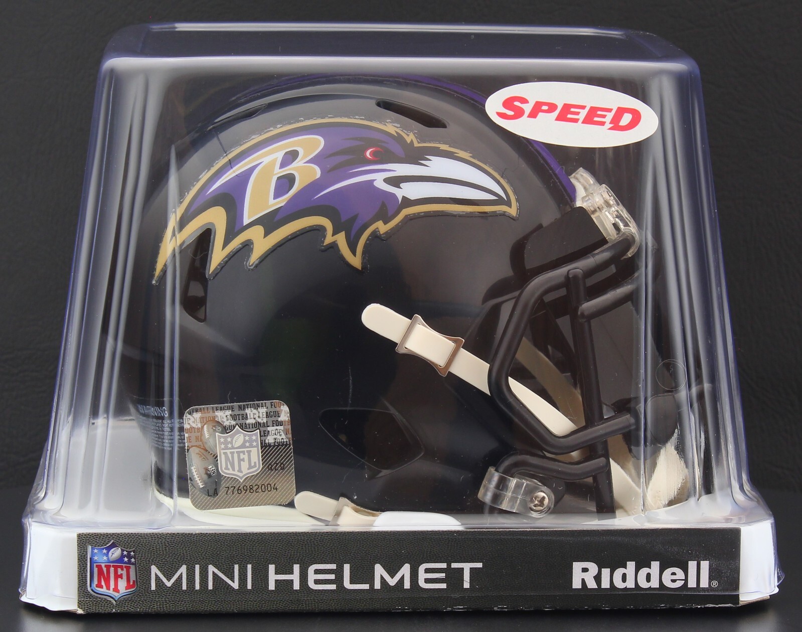 BALTIMORE RAVENS NFL Riddell SPEED Mini Football Helmet w/ EYE SHIELD VISOR