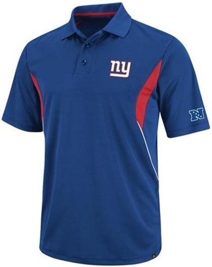 New York Giants Team Apparel Field Classic Dri Fit Polo Shirt Big Sizes