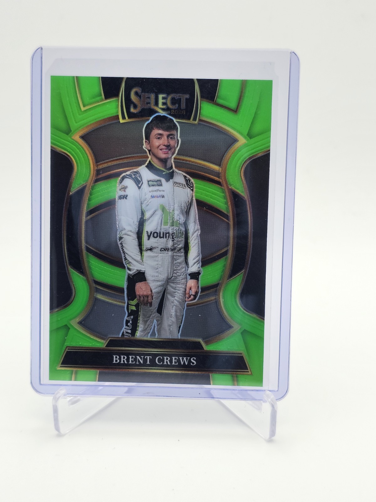2026 Panini Select Brent Crews Lime Green Prizm /75