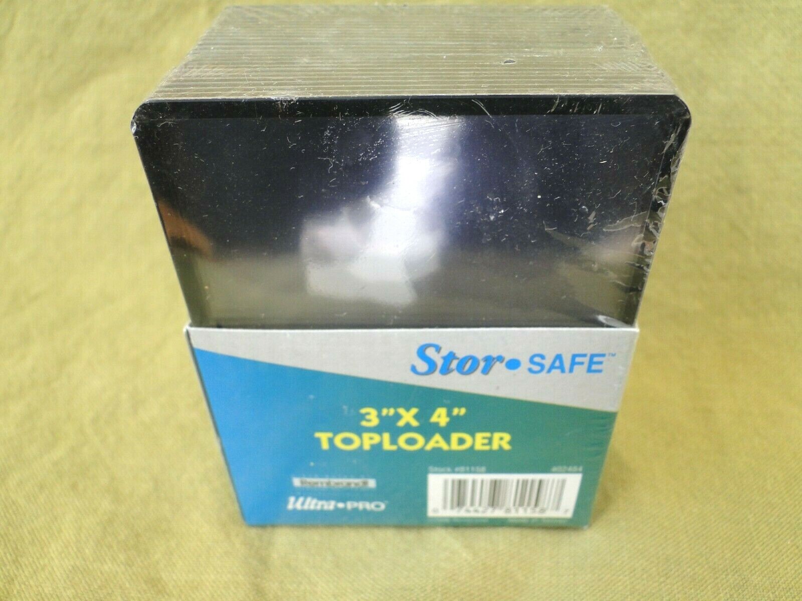 Stor-Safe 25 Black Border 3″x4″ Toploader Card Holder