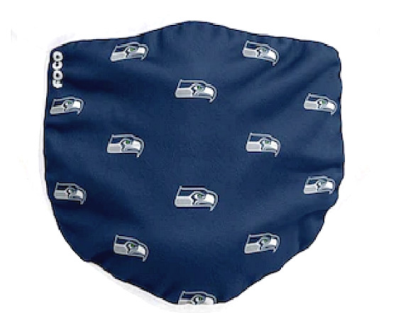 3 Pack Seattle Seahawks Logo Face Mask 2 Layer NFL Football New Unisex Adult Men
