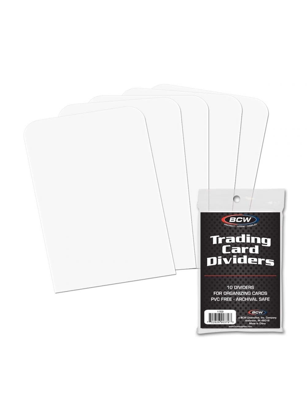 Trading Card Dividers 50 Pack | Archival Quality with WriteOn Tabs | Fits 320…