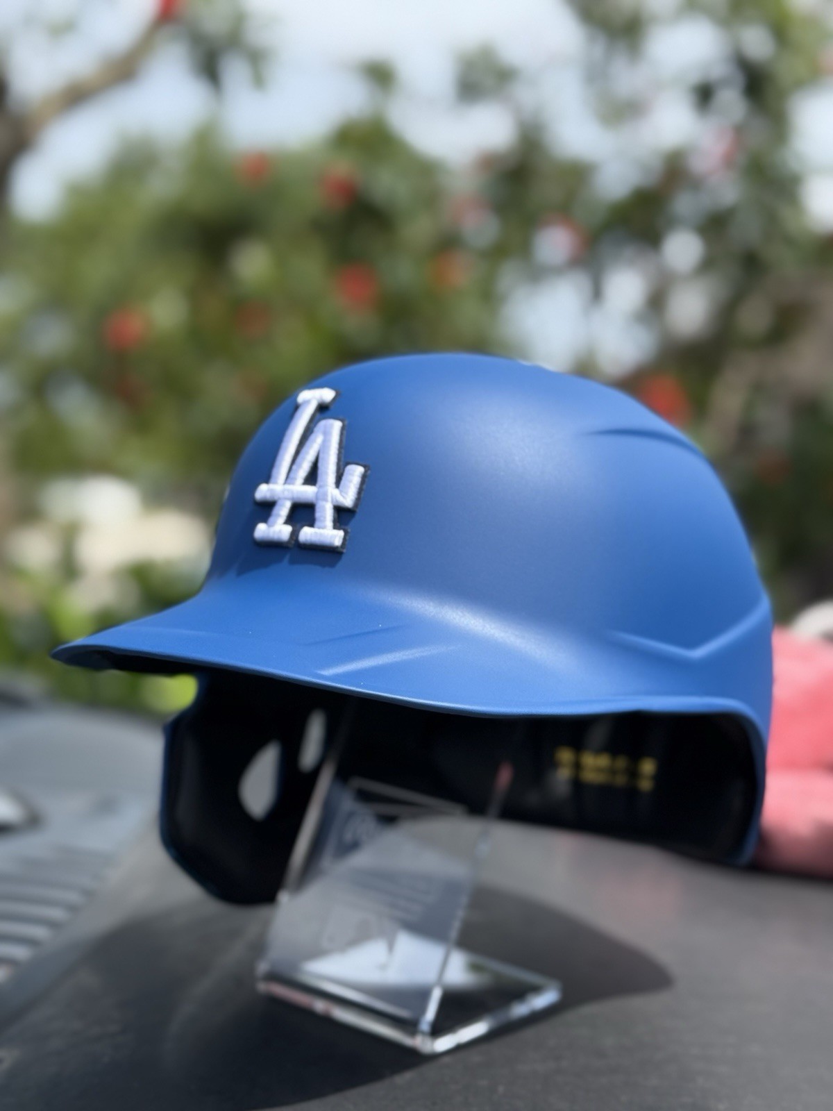 LOS ANGELES DODGERS OHTANI AUTHENTIC RAWLINGS MACH PRO CUSTOM BATTING HELMET