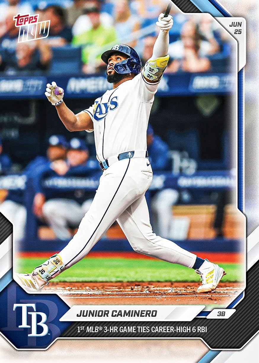 Junior Caminero – 2026 MLB Topps NOW® – Card 377 – *PRESALE*