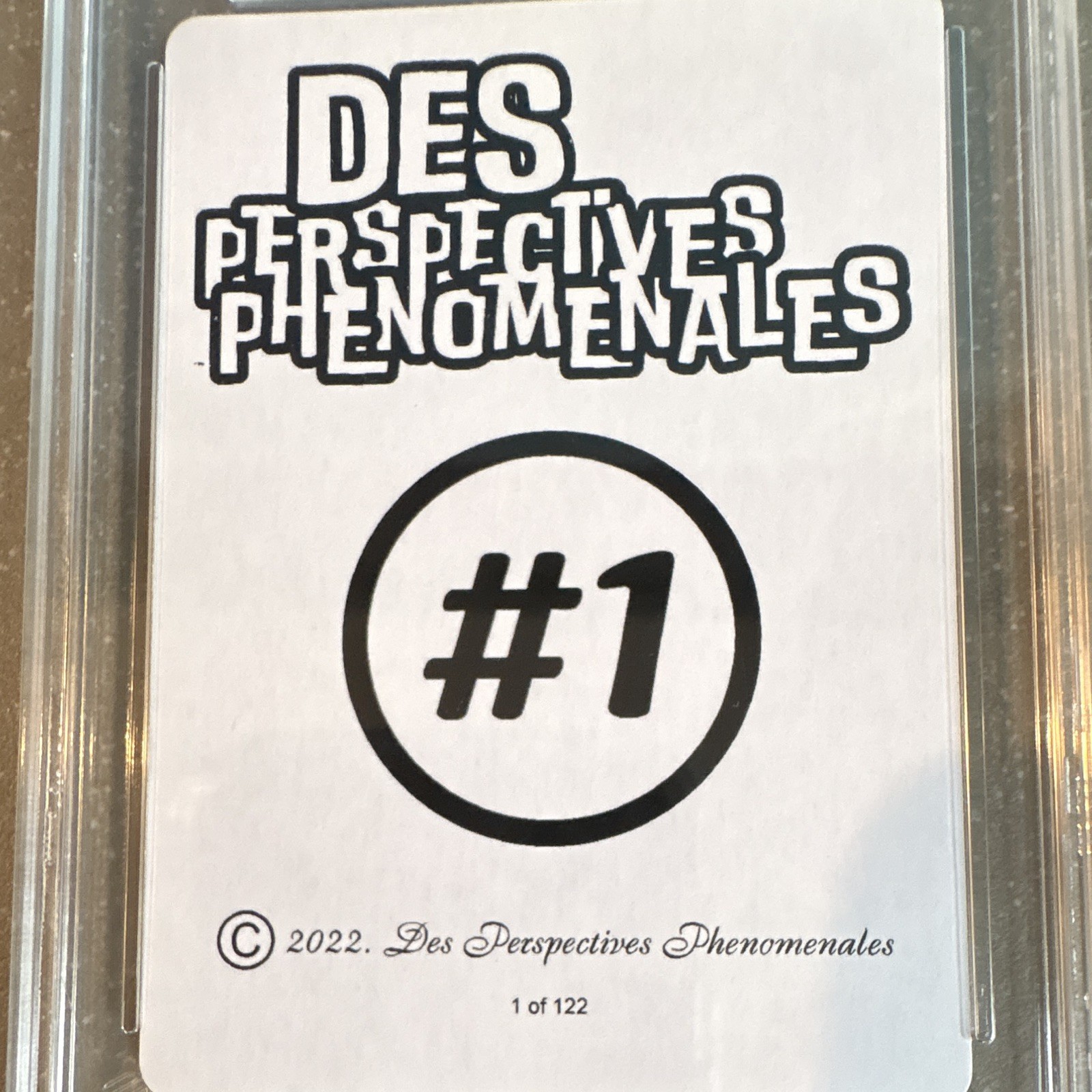 2022 Des Perspectives Phenomenales Black Victor Wembanyama #1 /122 GAS 9.5