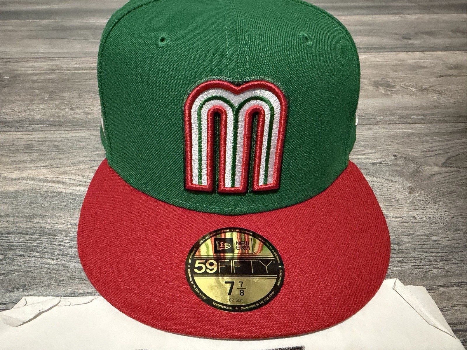 NEW ERA 59Fifty 2026 Mexico World Baseball Classic WBC Hat Cap RARE Size 7 7/8
