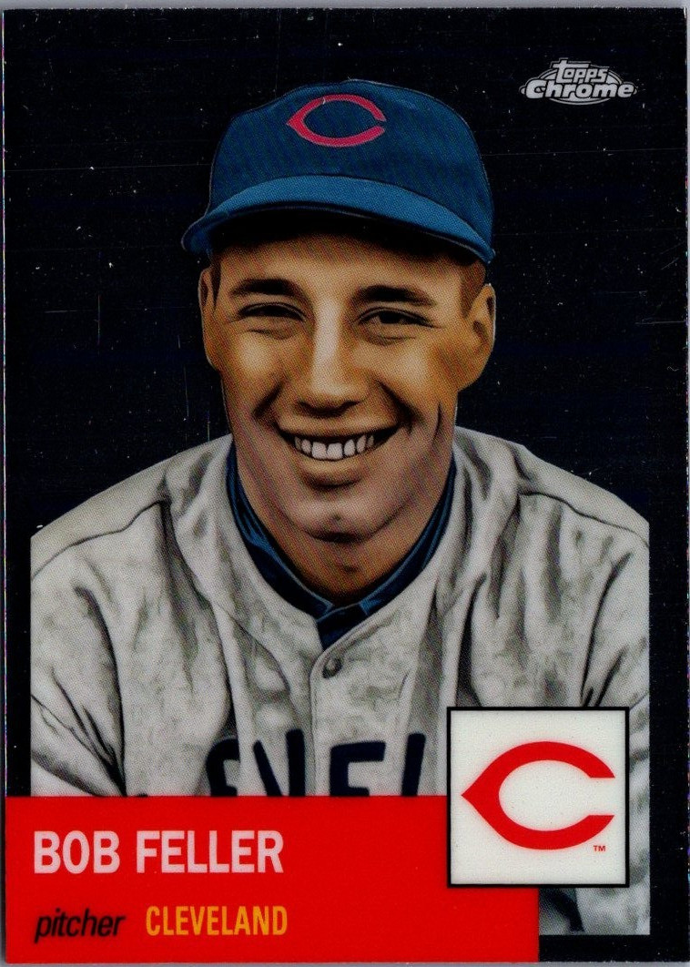 2022 Topps Chrome Platinum Anniversary #383 Bob Feller Cleveland Indians