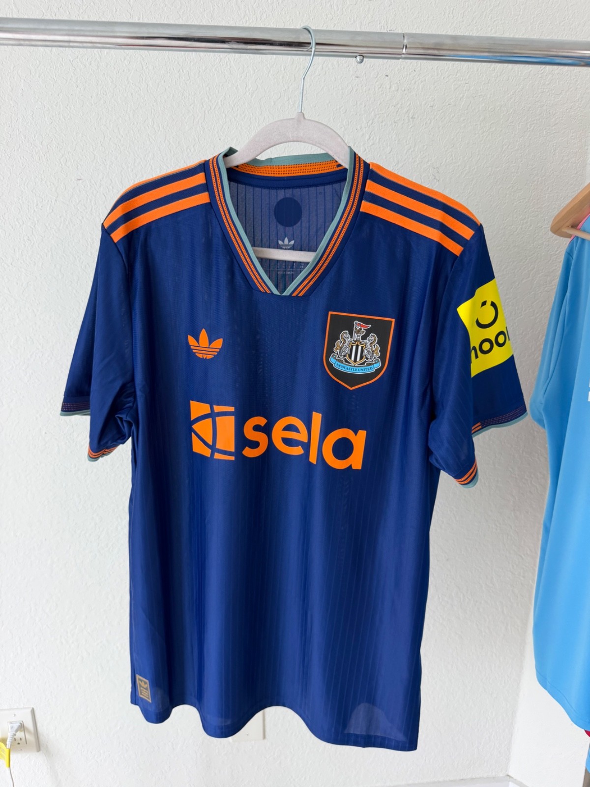 adidas Originals Newcastle United 2025/26 Third Authentic Jersey Men Medium Blue