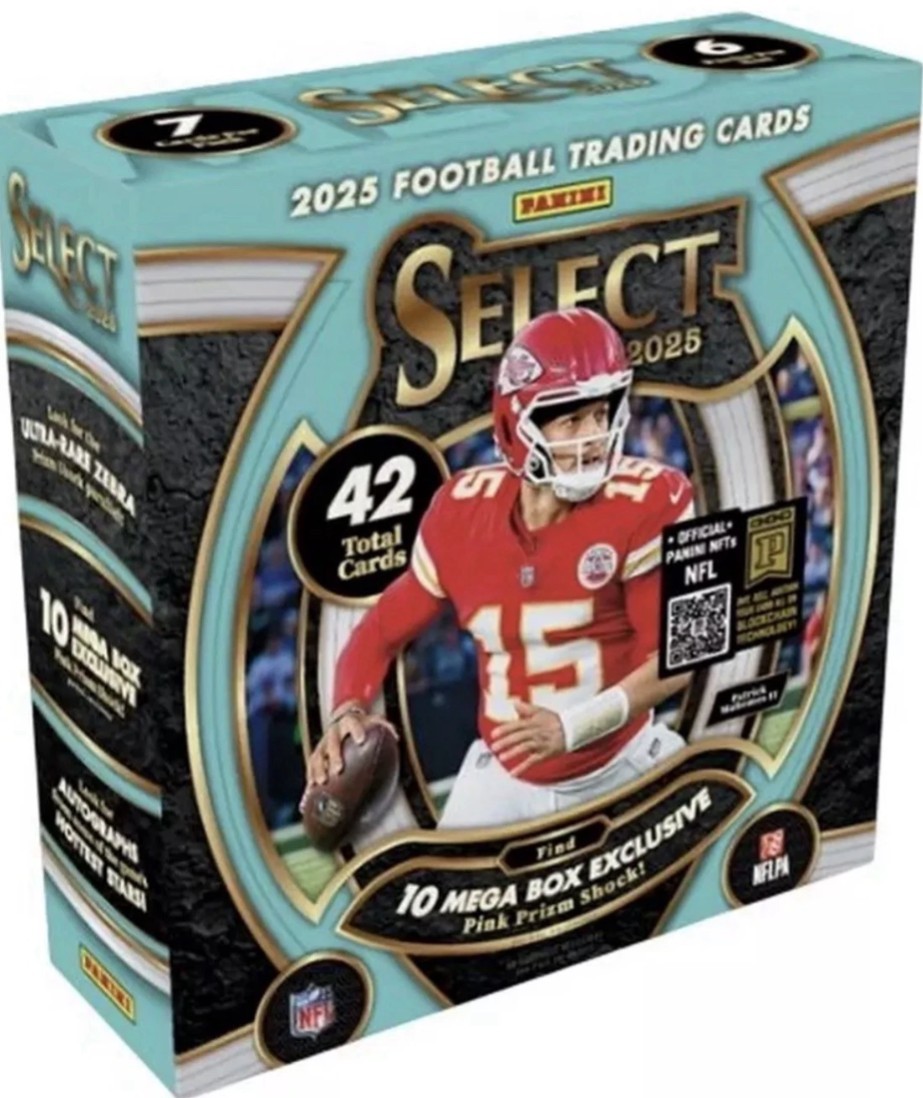 2025 PANINI SELECT NFL FOOTBALL MEGA BOX FACTORY SEALED IN STOCK