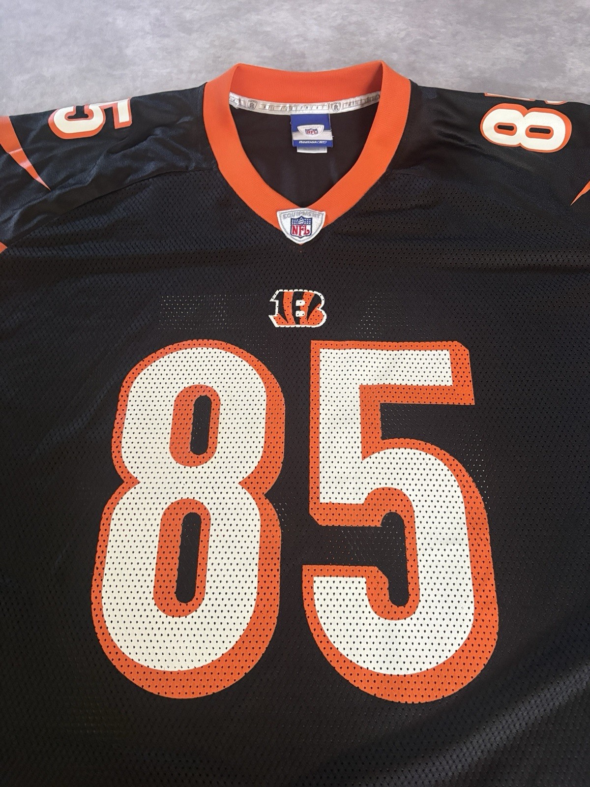 Chad Johnson Bengals Reebok On Field NFL Jersey Mens XXL Authentic Ocho Cinco