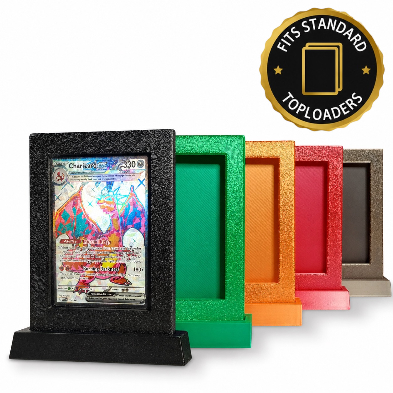 Magnetic Top Loader Display Frame Stand Trading Card Holder Pokemon MTG Sports