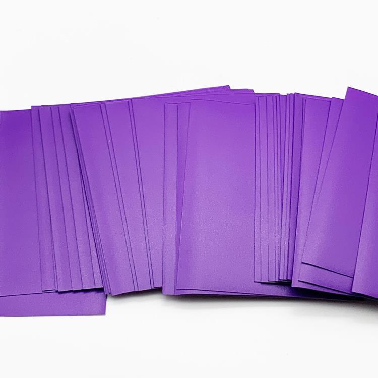 Lenayuyu 100pcs Purple color Protector Standard MTG Card Sleeves 66x91mm Glossy