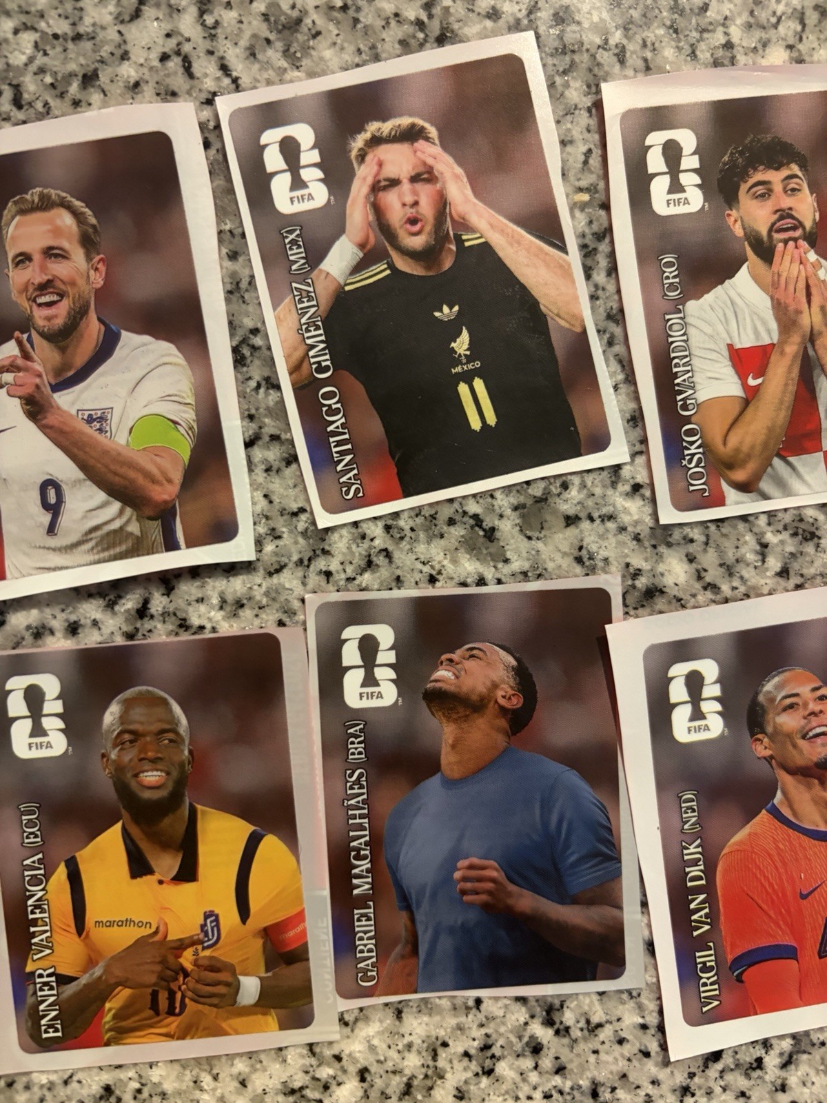 Panini FIFA World Cup 2026 Coca-Cola Complete 14 Sticker Set Rare LATAM Version