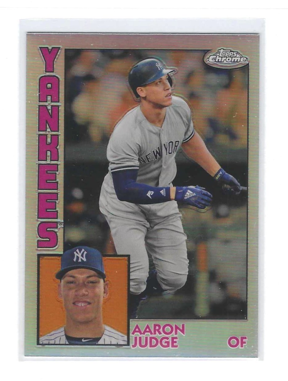 2019 Topps Chrome Aaron Judge 1984 Parallel #84TC-1 Yankees!