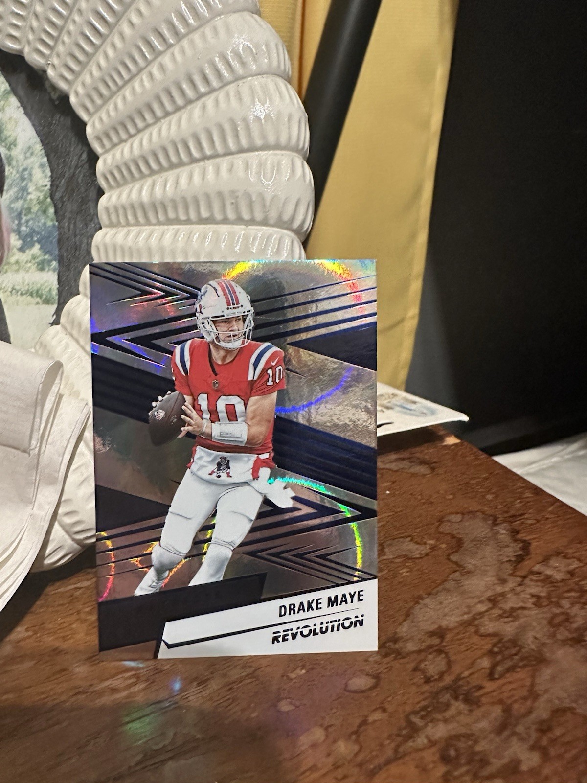 Panini Revolution 2025 Infinite #48 Drake Maye #3/8 Patriots NFL Football Card
