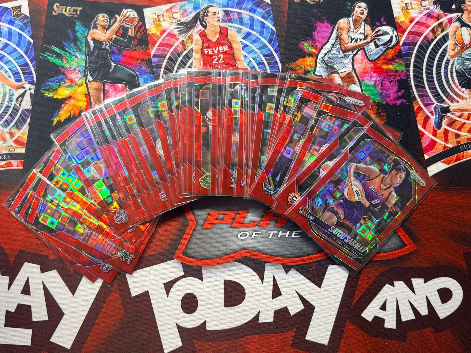 2025 Panini Prizm WNBA Red Pandora Prizm Singles Complete Your Set + YOU PICK