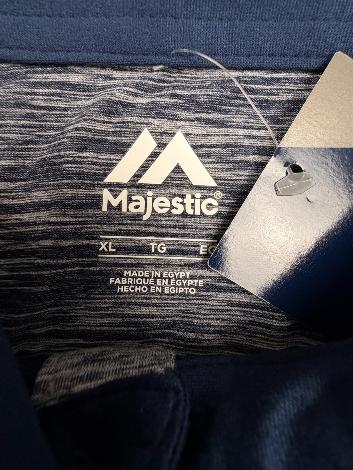 Seattle Mariners Majestic Performance Golf Polo Shirt Mens XL Stretch New