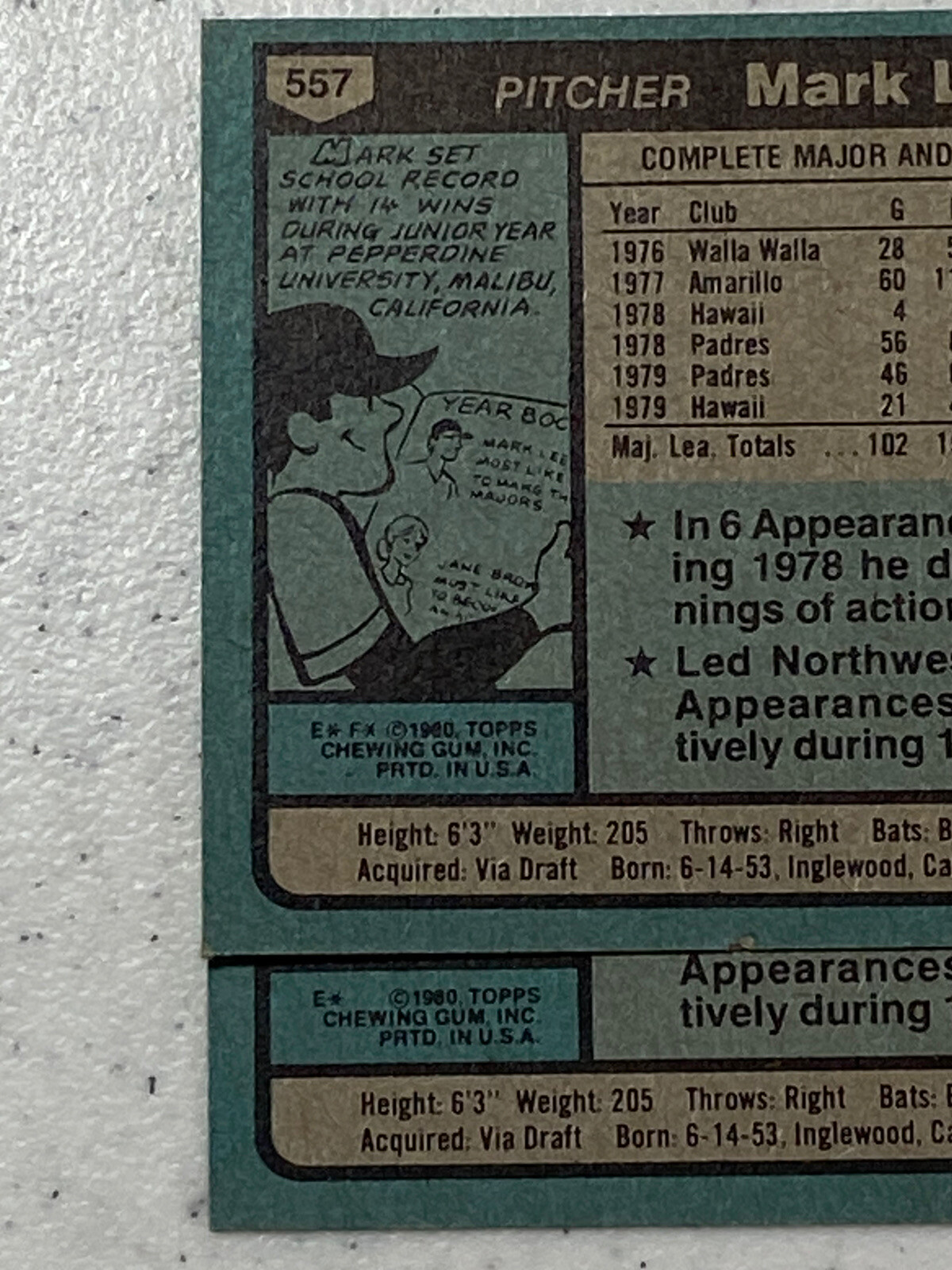 Complete Your 1980 TOPPS BASEBALL SET NM/NMMT Pick 25 Points Worth of Cards LOT