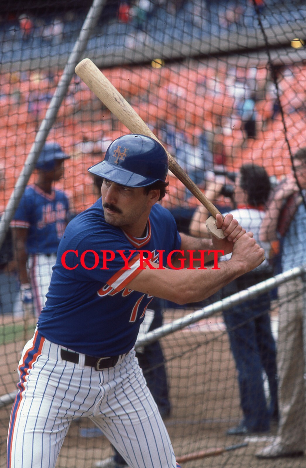 KEITH HERNANDEZ – NEW YORK METS – Vintage 35mm Baseball Slide 4.2e