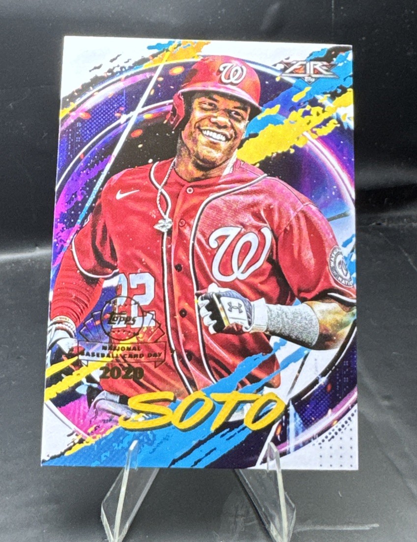 2020 Topps Chrome Juan Soto Topps Fire NBCD Preview #FP-6 Washington Nationals