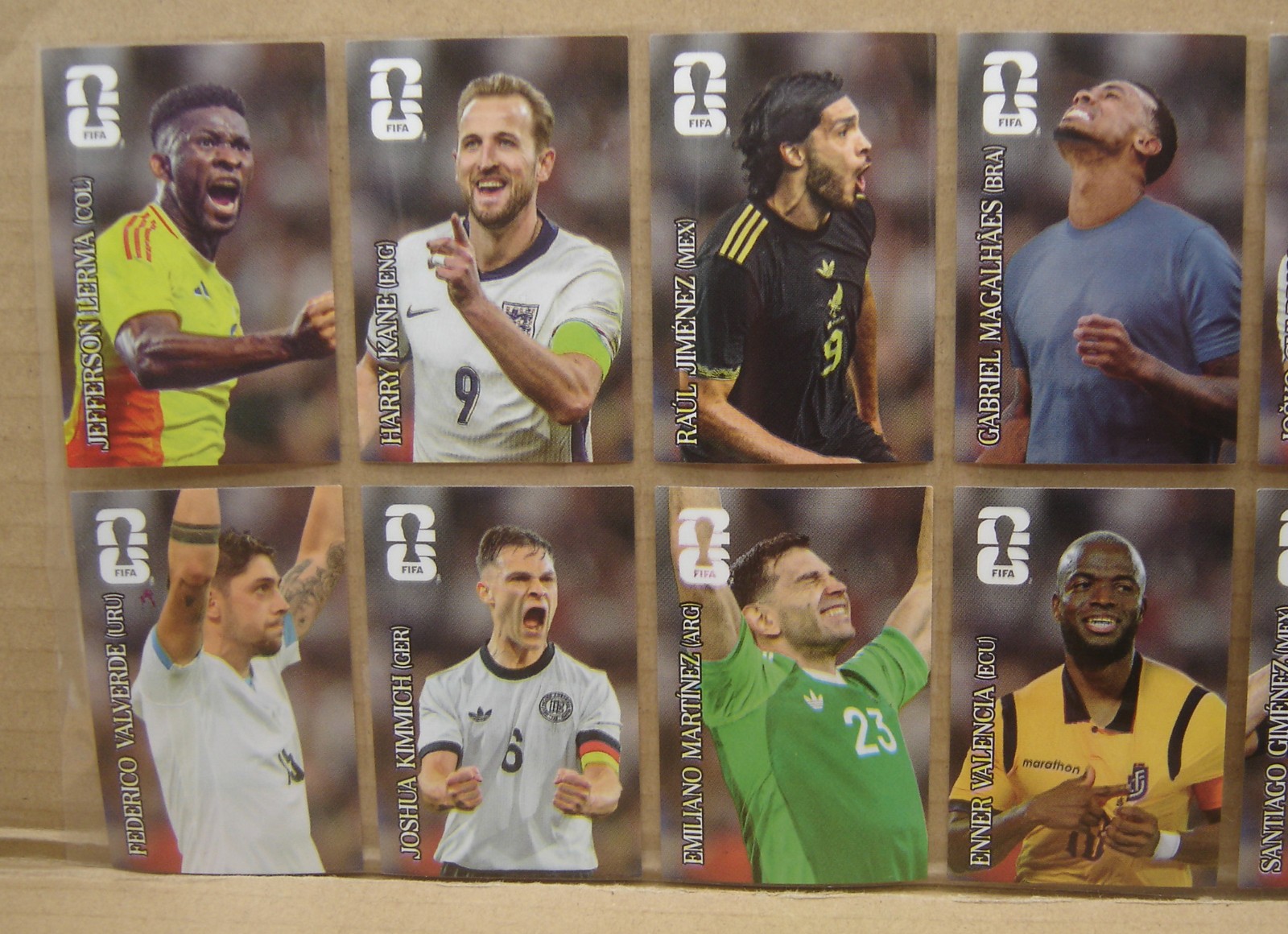 Panini World Cup 2026 Coca Cola Stickers Brazil Edition Complete set 14 Stickers