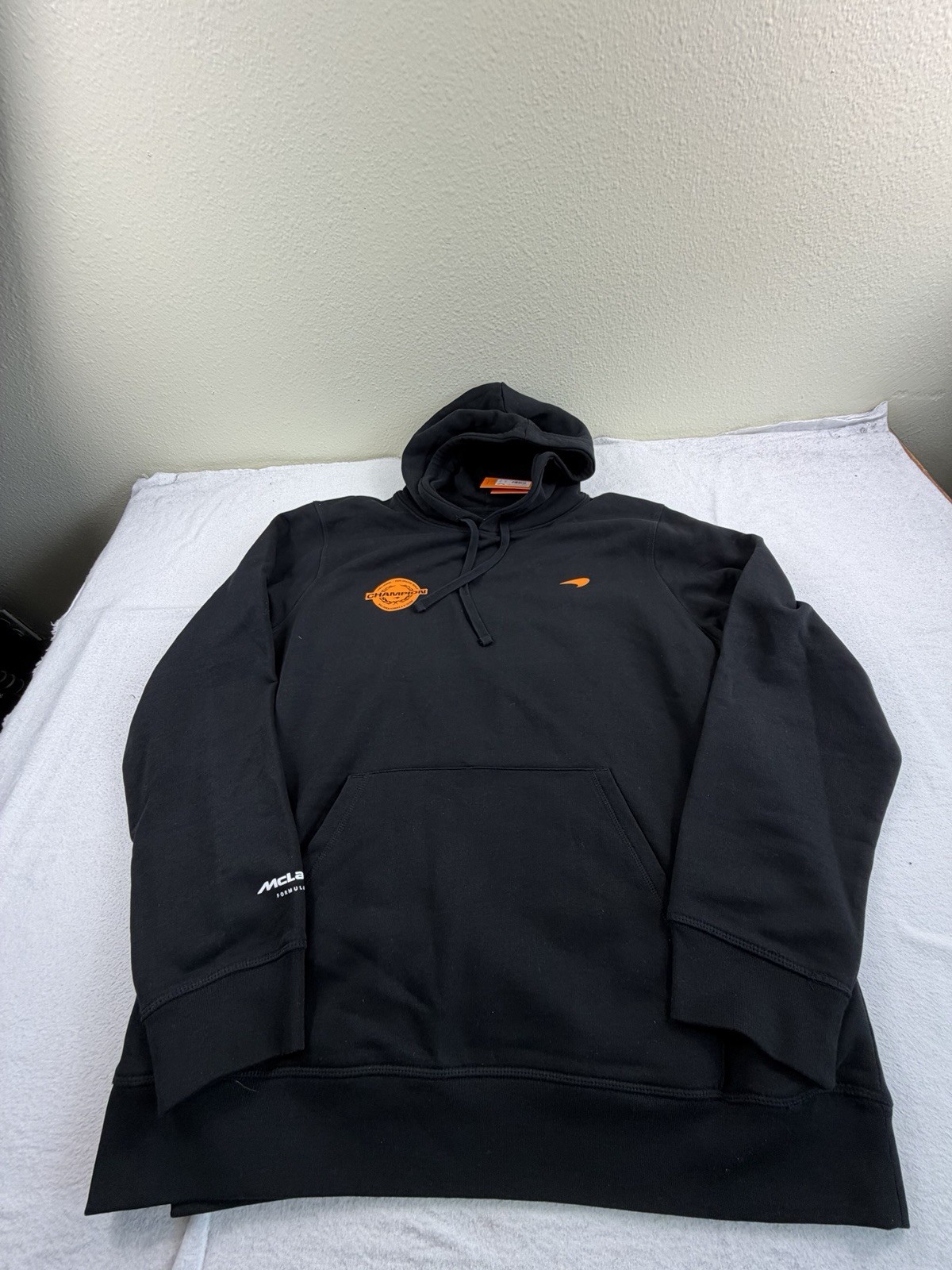 McLaren Formula 1 Team Sweatshirt Mens Black F1 Racing Castore Hoodie 2XL New