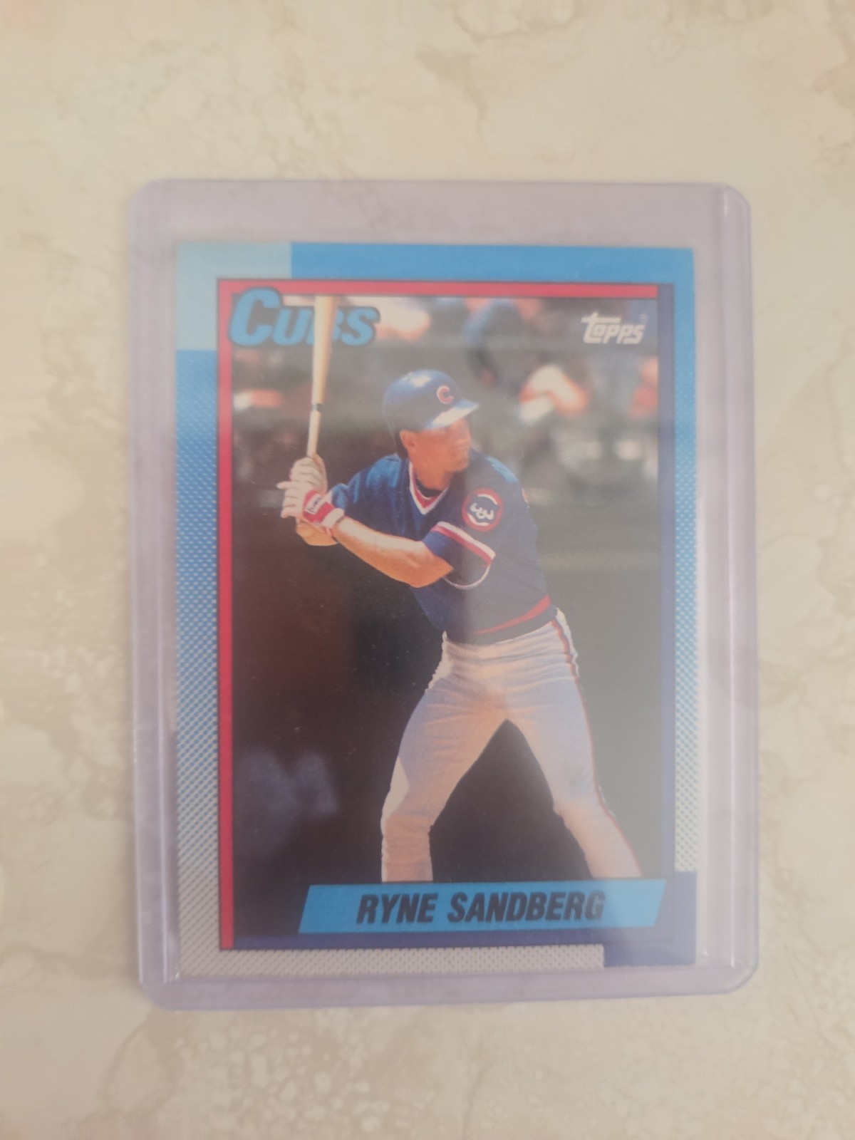 1990 Topps Baseball Ryne Sandberg Tiffanys Collectors Edition SSP #210 Cubs