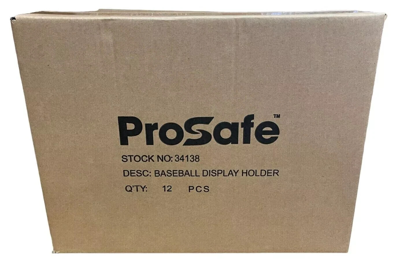 12 PRO SAFE BASEBALL DISPLAY CASE BALL CUBES WITH CRADLE UV PROTECTION 12 Pack