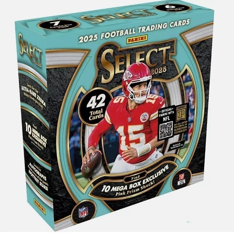 2025 Panini Select Football Factory Sealed Mega Box