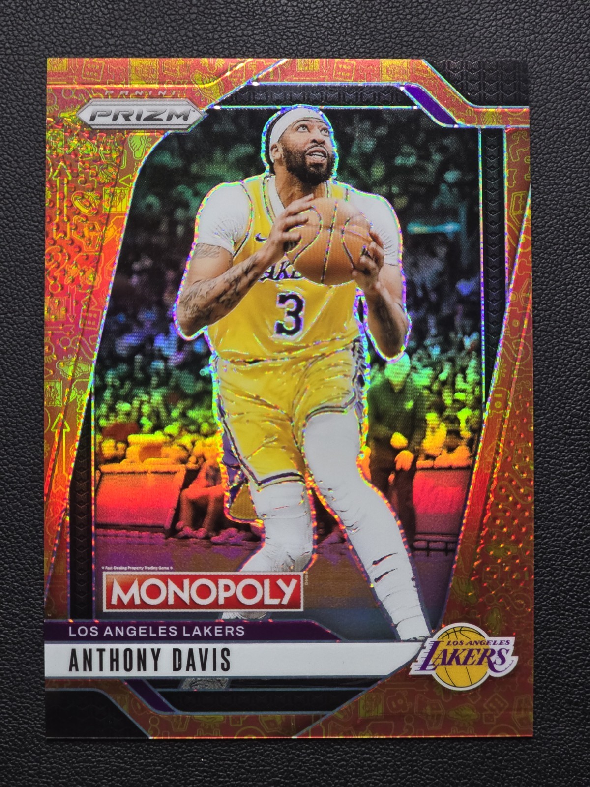Panini 2024-25 Prizm Monopoly Anthony Davis #44 Lakers Orange Prizm /1499