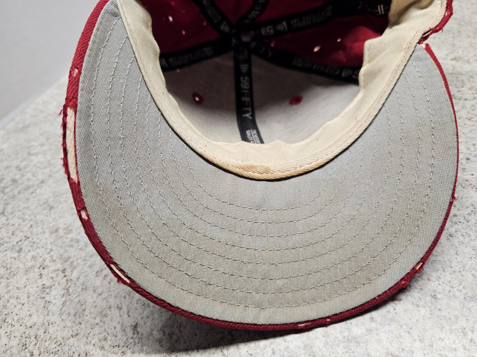 New York Yankees MLB Unknown Autograph New Era 59fifty Fitted Ball Cap Size 6…