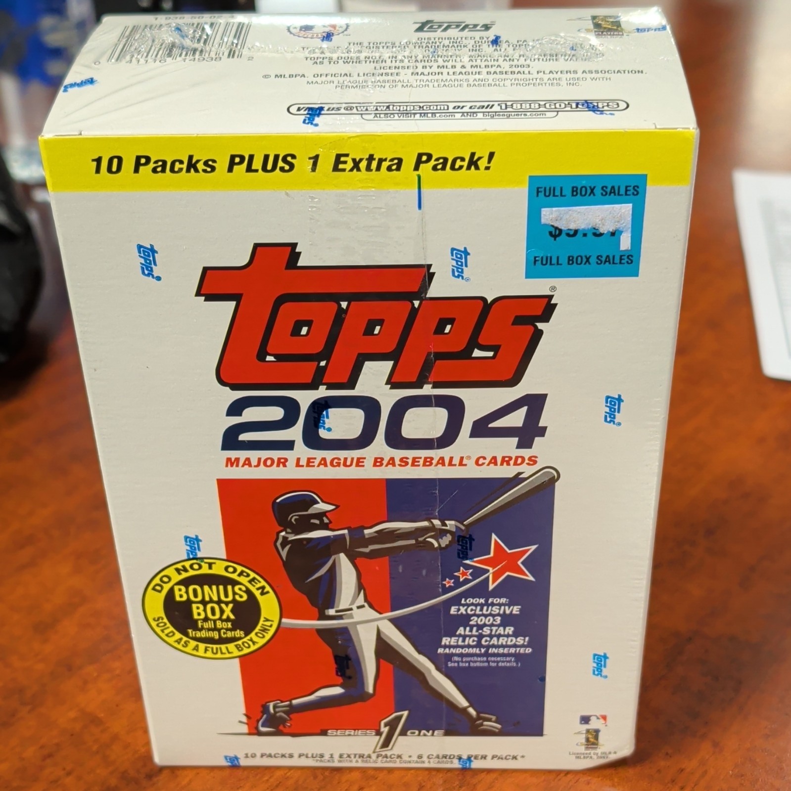 Topps 2004 MLB Baseball Cards Series 1 Bonus Box Factory Sealed 66 Cards