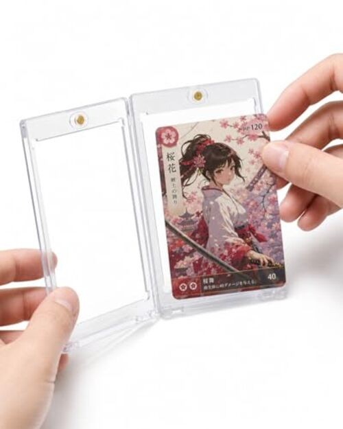 1 (One) 55pt One-Touch Card Holder