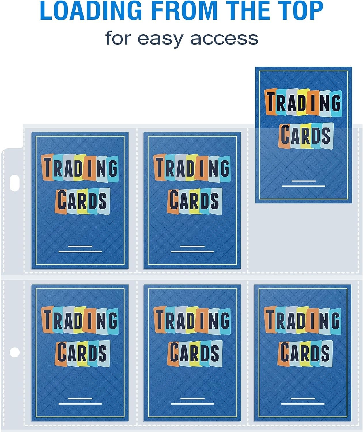 120 Pack 9 Pocket Page Protectors, Single Sided Trading Card Sleeves for 3 Ri…