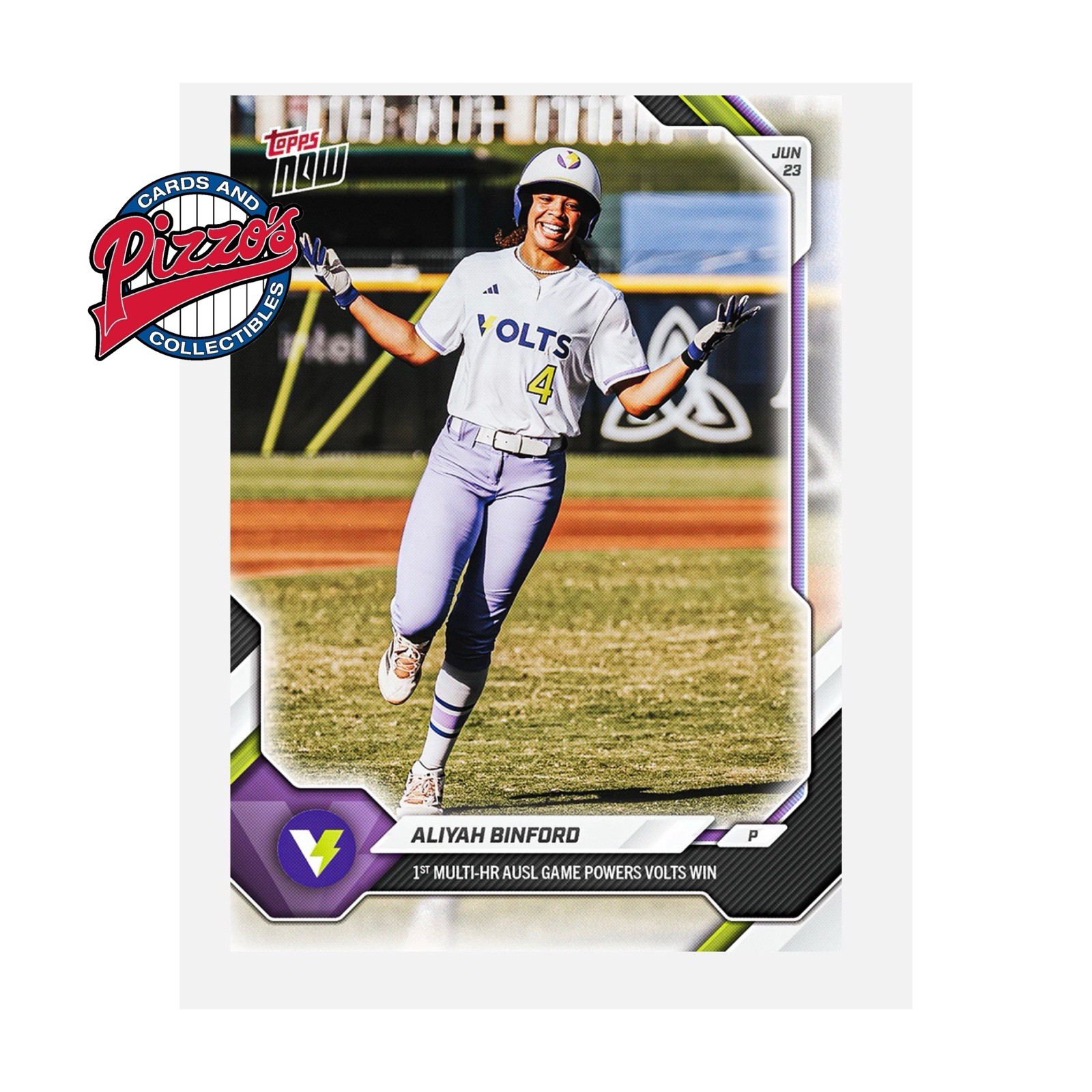 Aliyah Binford 1st Multi HR Game 2026 AUSL Topps NOW Card 18 Presale