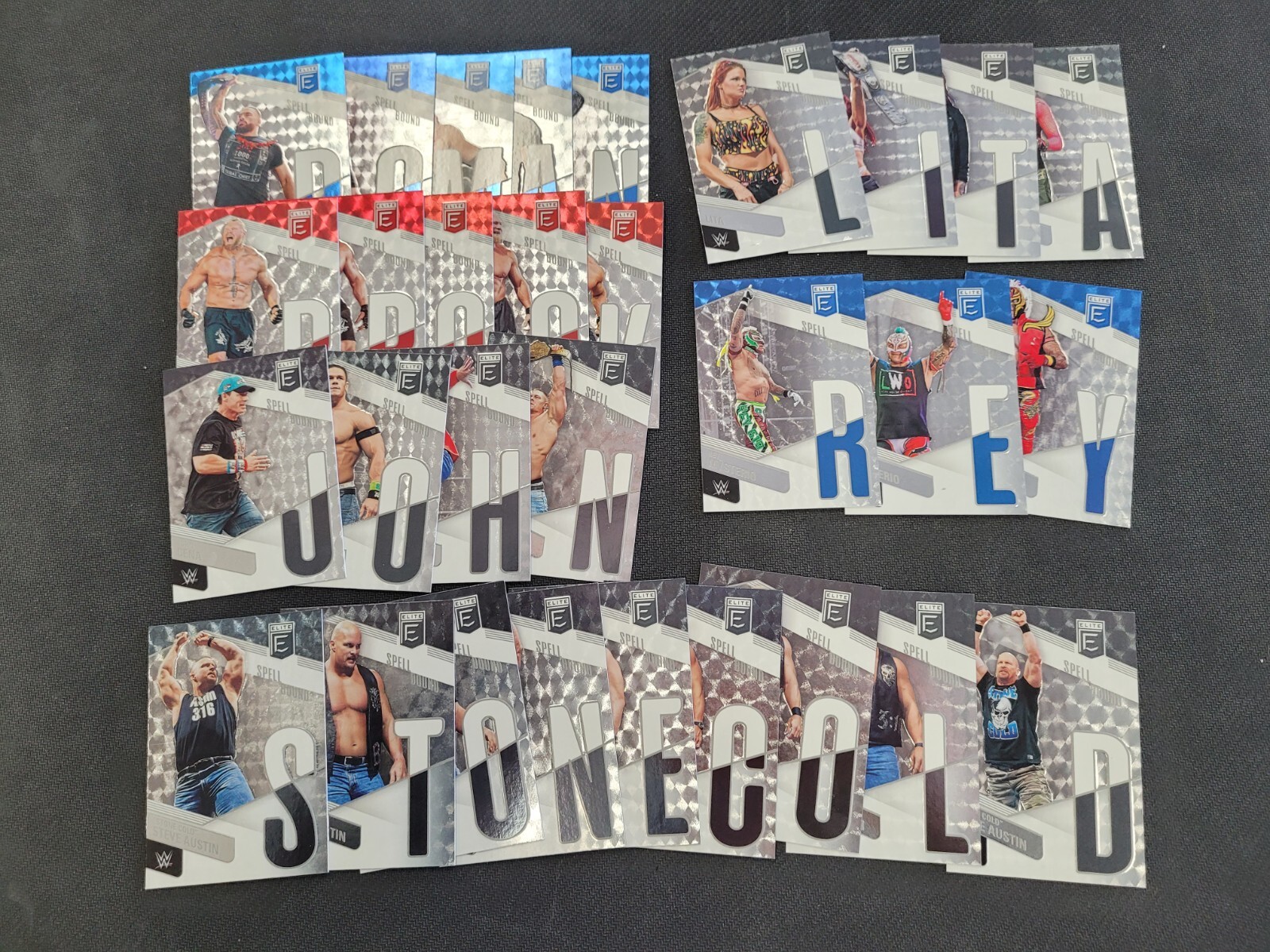 2023 Panini Donruss Elite WWE Wrestling Spellbound #1-30 Base Pick Your Card