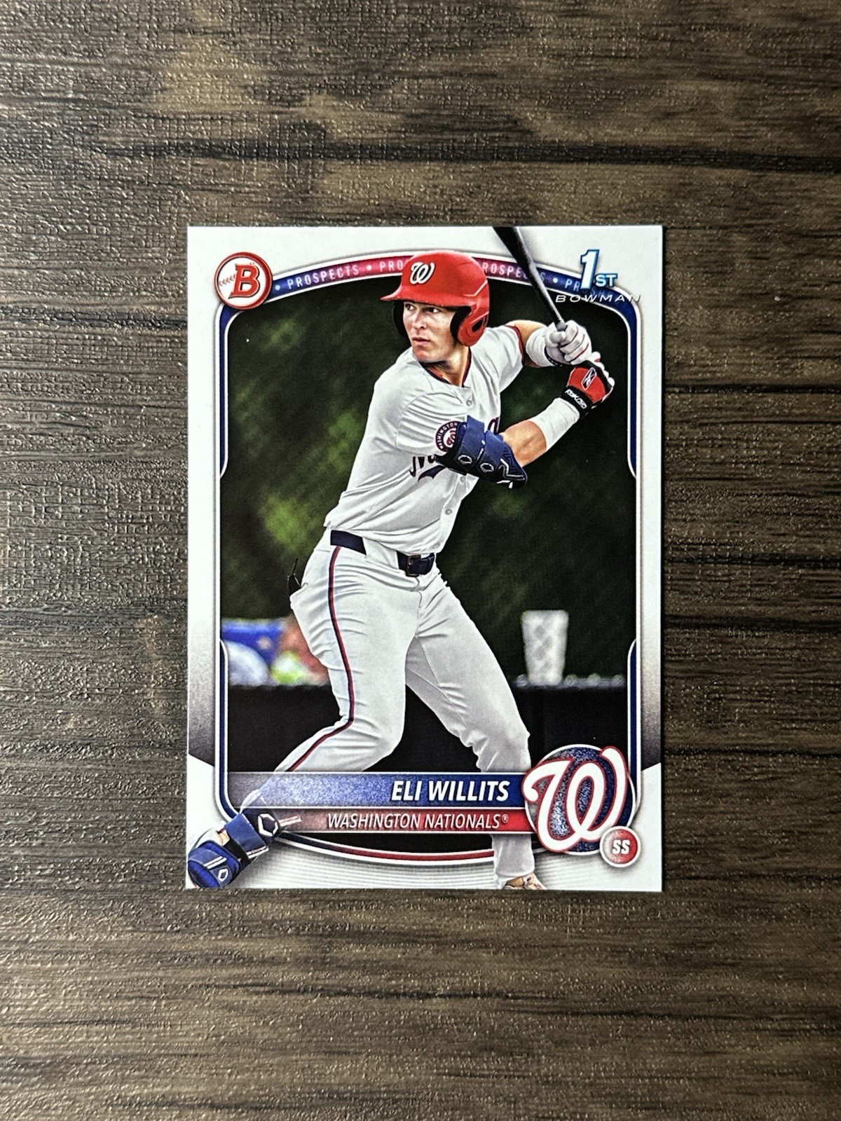 Bowman Draft 2025 Eli Willits 1st Bowman #BD-1 Washington Nationals Baseball