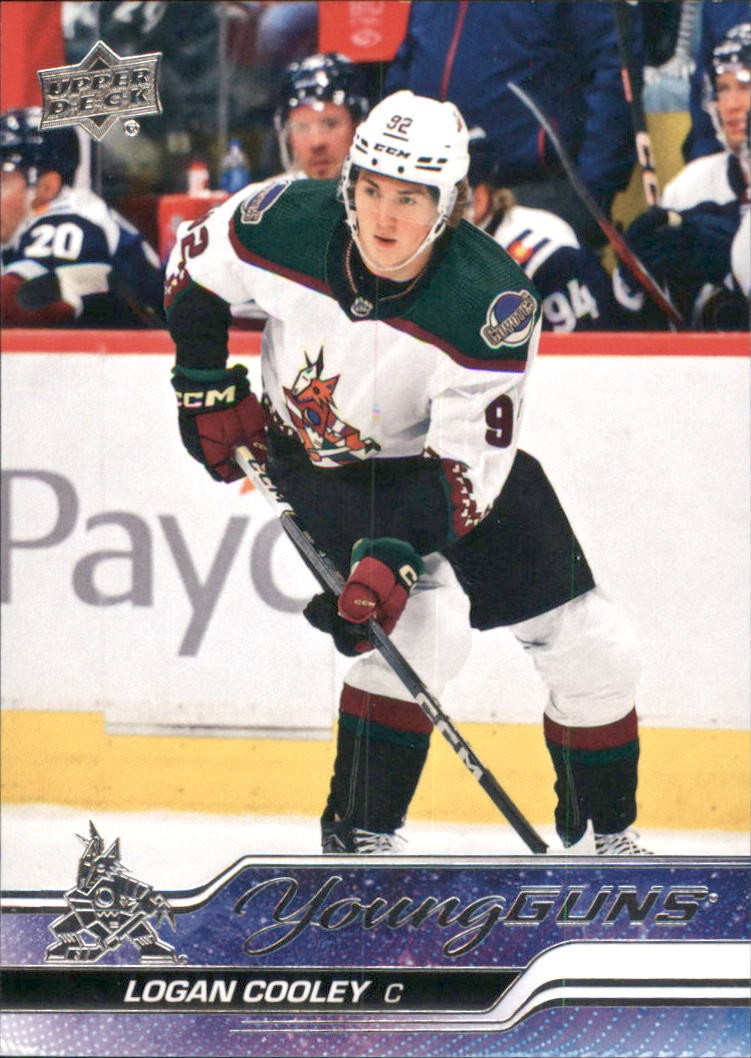 2023-24 Upper Deck #701 Logan Cooley YG RC – HKY