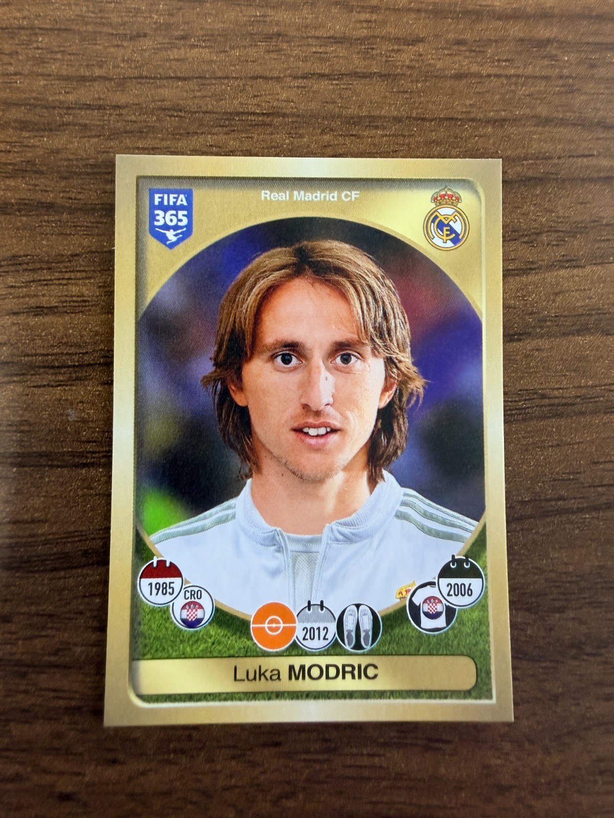 2016 Panini FIFA 365 Pink Back Real Madrid LUKA MODRIC