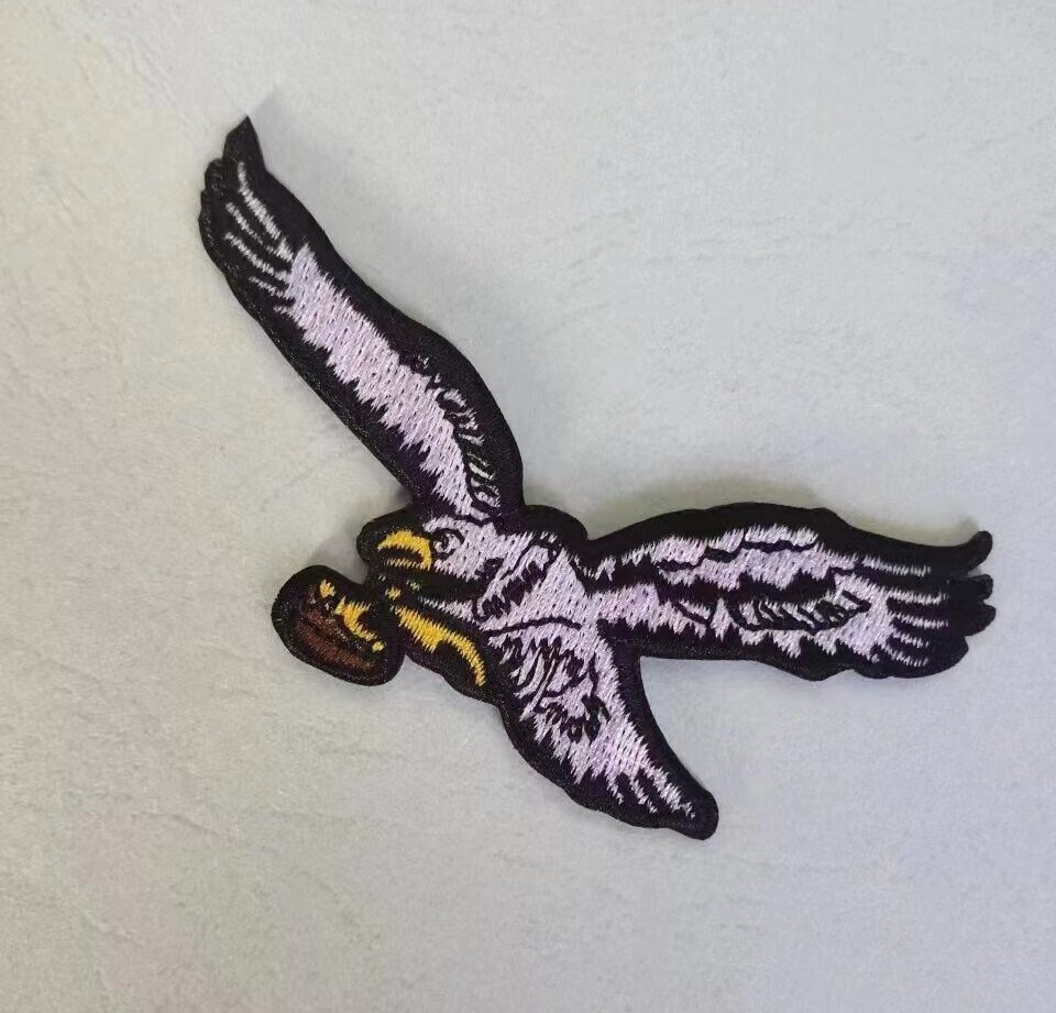 Philadelphia Eagles VINTAGE Embroidered Iron On Patch Embroider 3.5 in NFL Logo